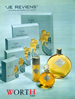 Worth (Perfumes) 1966 Eau de Toilette, Je Reviens