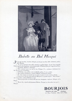 Bourjois (Perfumes) 1926 Babette au Bal Masqué... Disguise Costume