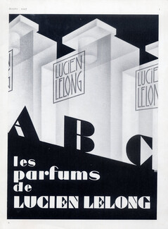 Lucien Lelong (Perfumes) 1927 Art Deco Style