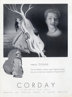 Corday (Perfumes) 1950 Zigane
