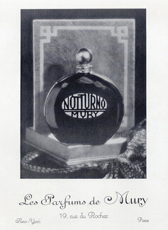 Mury (Perfumes) 1926 Notturno, Art Deco Style