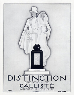 Callisté (Perfumes) 1930 Distinction, Pierre Louchel