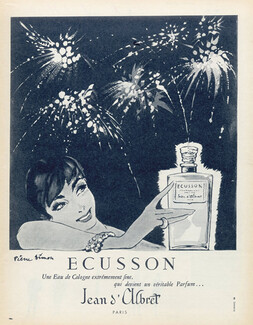 Jean d'Albret (Perfumes) 1955 Ecusson, Pierre Simon