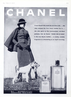 Chanel (Perfumes) 1937 Cuir De Russie, Fox Terrier