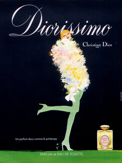 Christian Dior (Perfumes) 1979 Diorissimo, René Gruau
