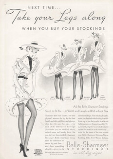 Belle-Sharmeer (Hosiery, Stockings) 1938 Shriver