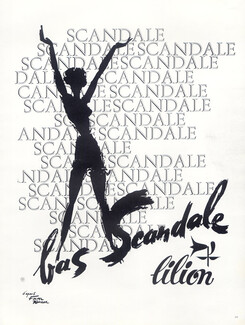Scandale (Hosiery, Stockings) 1963 Facon Marrec
