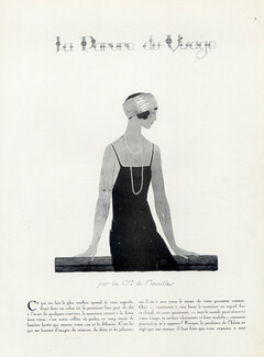 Comtesse De Noailles 1921 The Finery of the Face, The Diadem, the Pearls, the Feathers...