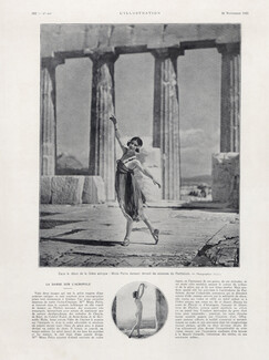 Monna Païva 1925 Dancer, Parthénon, Acropole, Greece