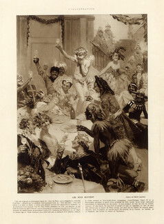 René Lelong 1924 Chez Paul Poiret, Disguise Costume, Feast to eat Twelfth Night cake