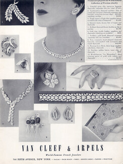 Van Cleef & Arpels 1954 Earclips, Love Birds, Necklace, Gold Ring, Earrings, Minaudière...