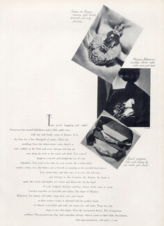 Madame Belperron (Jewels) & Chanel (belt gold hands) 1938