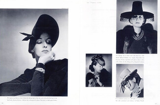 Cartier (Jewels) 1939 Hats: Lilly Daché, Caroline Reboux, Walter Florell
