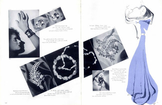Cartier, Chanel, Herz-Belperron, Bensimon 1937 Muriel King's Madonna blue Dress...
