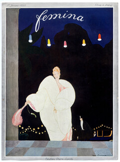 Zygismund Brunner 1922 Femina Cover, Elegant Parisienne