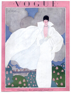 Georges Lepape 1925 Vogue Cover, Fashion Illustration