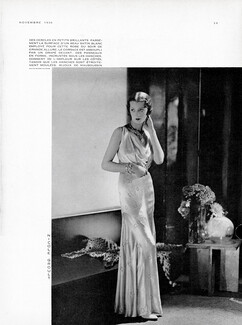 Nicole Groult 1930 Evening Gown, Photo George Hoyningen-Huene