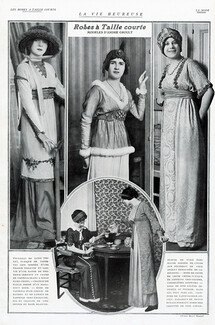 Nicole Groult (Couture) 1912 Robes à taille courte Photos Henri Manuel