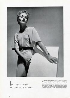 Madeleine Vionnet 1938 Photo Eugène Rubin, Summer Dress