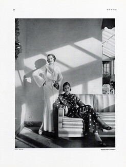 Madeleine Vionnet 1930 Pajamas, Photo Cecil Beaton