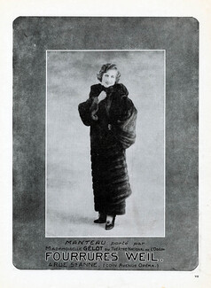Weil 1923 Mademoiselle Gélot, Fur Coat