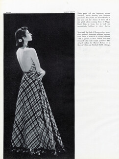 Maggy Rouff & Mainbocher 1937 Photo Man Ray, backless Evening Gown