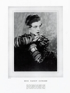 Man Ray 1927 Nancy Cunard portrait