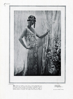 Lucien Lelong (Couture) 1930 Simone de Cavaillet as Model Photo Demeyer
