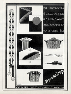 Auguste Bonaz (Combs, Necklace) 1931 Claude