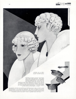 Auguste Bonaz (Combs) 1930 Claude, Hairpiece Wig of Pessl