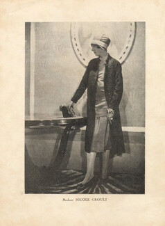 Madame Nicole Groult herself 1927