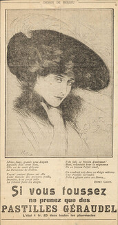 Géraudel 1907 Portrait Paul-César Helleu, Text Henry Galoy