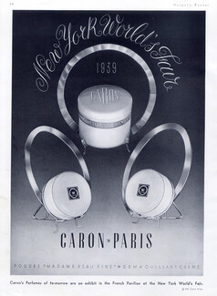 Caron (Cosmetics) 1939