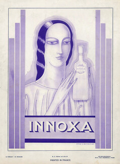 Innoxa (Cosmetics) 1929 Art Deco Style