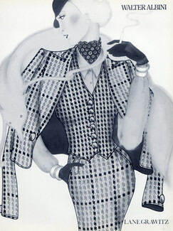 Walter Albini 1972 Lanegrawitz Fabric