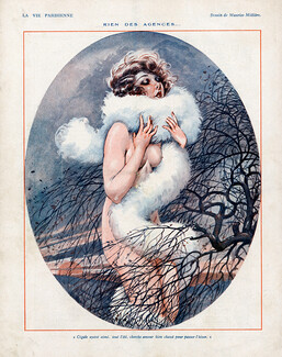 Maurice Millière 1925 Sexy Girl Nude