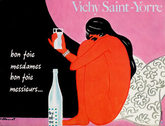 Vichy Saint-Yorre (Water) 1970 Bernard Villemot