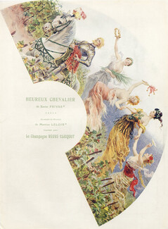 Veuve Clicquot-Ponsardin (Champain) 1935 Maurice Leloir, Fan