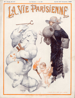 Chéri Hérouard 1923 Snowman