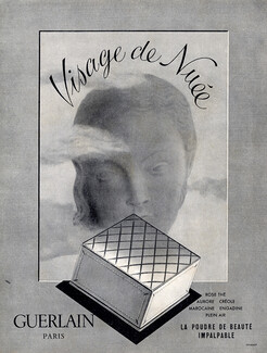 Guerlain (Cosmetics) 1953 Visage de Nuée