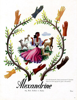 Alexandrine (Gloves) 1947 Argentina, Maurice Tranchant