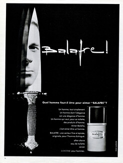 Lancôme (Perfumes) 1968 "Eau de toilette Balafre" for men