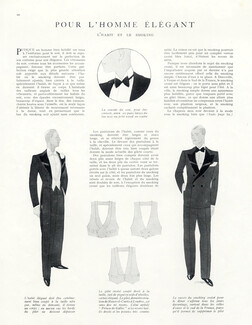 Pour L'Homme Élégant - L'Habit et le Smoking, 1927 - Jean Pagès Men's Clothing