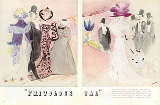 Frivolous Sal, 1937 - Schiaparelli Marcel Vertès, Paramount film, Razzle-dazzle costumes, Mae West...