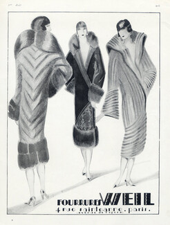 Weil (Fur Clothing) 1925 Fur Coats