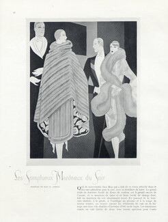 Fourrures Max 1926 Fur Coat, Cape, Eduardo Garcia Benito
