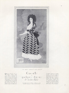 Conseils à quelques dames d'autrefois, 1926 - Charles Martin Rodier, Coudurier Fructus Descher, Ducharne, 4 pages