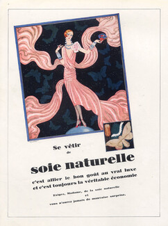 Soie Naturelle (Silks) 1929 George Barbier