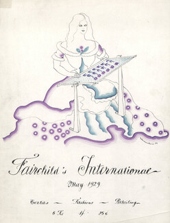 Fairchild's International 1929 Tchimoukow, Textile, Fashion