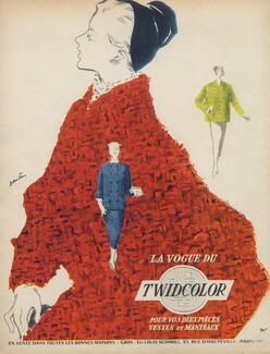 Twidcolor (Fabric) 1953 Maurice Paulin